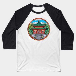 Mitsukushima Shrine Baseball T-Shirt